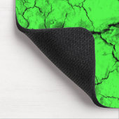 Zwarte racks op groene Muismat (Hoek)