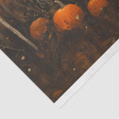 Zwarte Ram Herfst Pompoen Patch Decoupage Tissuepapier (Detail)