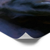 Zwarte rand Collie Dog Art Fotoschildering Poster (Hoek)