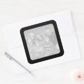 Zwarte Rand Foto Sticker (Envelop)