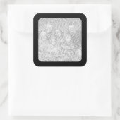 Zwarte Rand Foto Sticker (Tas)