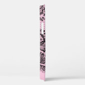 Zwarte rand op roze Hoesje-poort iPhone draagtas Case-Mate iPhone Case (Achterkant / Rechts)