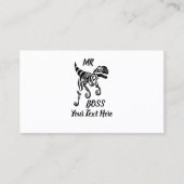 Zwarte Raptor Visitekaartje (Voorkant)
