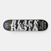 ZWARTE RASTA-skateboard, 7¾-inch deck Persoonlijk Skateboard (Horizontaal)