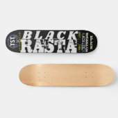 ZWARTE RASTA-skateboard, 7¾-inch deck Persoonlijk Skateboard (Horizontaal)