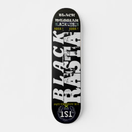 ZWARTE RASTA-skateboard, 7¾-inch deck Persoonlijk Skateboard