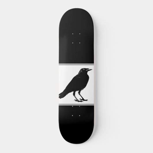 Zwarte Raven Black Skateboard (Voorkant)