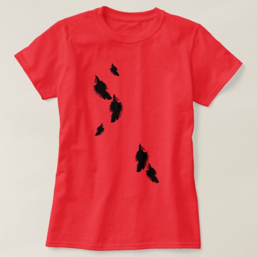 Zwarte raven t-shirt (Design voorkant)
