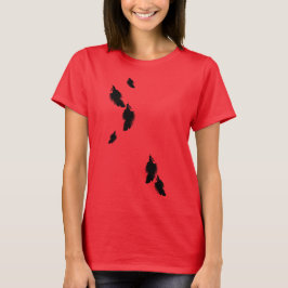 Zwarte raven t-shirt