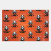 Zwarte Reaper halloween-omslagvellen Inpakpapier Vel (Voorkant 3)