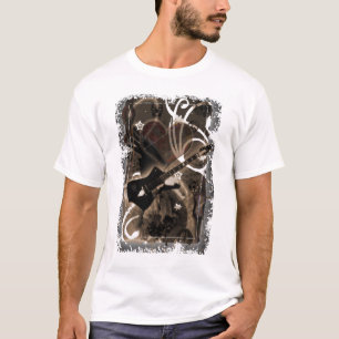 zwarte regen t-shirt