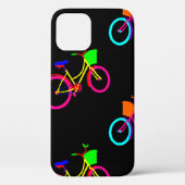 zwarte regenboog rijdt kleurrijke fietsen Case-Mate iPhone case (Achterkant)