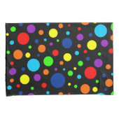 Zwarte regenboog vlekken Kussensloop (Voorkant-Rechts)