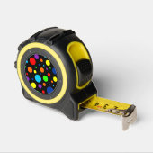 Zwarte Regenboog Vlekken Tape Meten Rolmaat (Hoek)