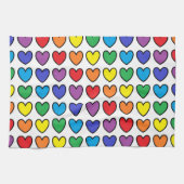 Zwarte regenboogharten theedoek (Horizontaal)