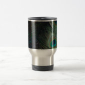 Zwarte regenboogpacock reisbeker (Center)