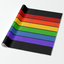 Zwarte regenboogstrips