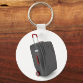 Zwarte reistas sleutelhanger (Voorkant)