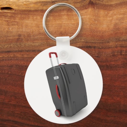 Zwarte reistas sleutelhanger (Voorkant)