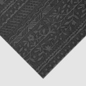  zwarte reliëfstijl tissuepapier (Detail)