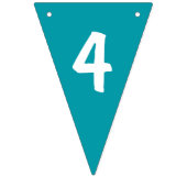 Zwarte retro 80-partij Birthday Vlaggetjes (Tweede vlag)