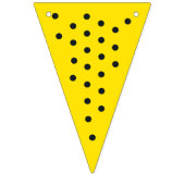 Zwarte retro 80-partij Birthday Vlaggetjes (Eerste vlag)