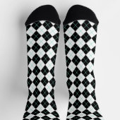 Zwarte Retro Argyle Sokken (Top)
