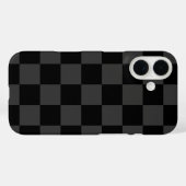 Zwarte retro-controle Case-Mate iPhone case (Achterkant (horizontaal))