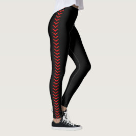 Zwarte reuen voor het basketbal- of Softball-bad,  Leggings