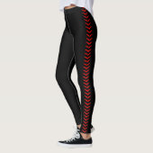 Zwarte reuen voor het basketbal- of Softball-bad,  Leggings (Links)