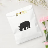 Zwarte Rhino Bedankzakje (Gezegeld)