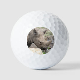 Zwarte rhino golfballen