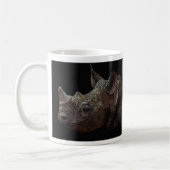 Zwarte Rhino Koffiemok (Links)