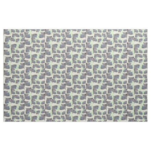Zwarte Rhino Stof (Fat Quarter)