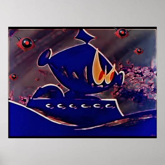 Zwarte ridder van mijn hart poster (Voorkant)