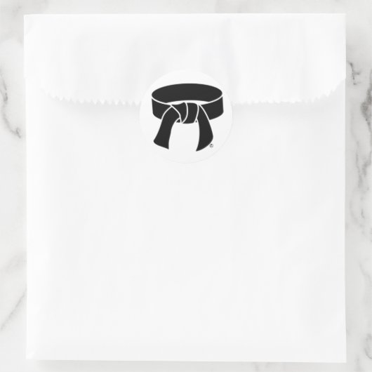 Zwarte riem Stickers (Tas)