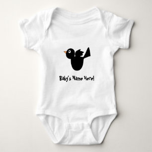 Zwarte rij: Baby Creeper Romper
