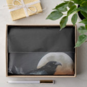 Zwarte rij bij maanlicht tissuepapier (Geschenk)