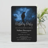 Zwarte rij met donkerdere Gothic op zaterdag Kaart (Staand voorkant)