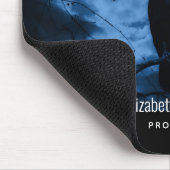 Zwarte rij met draaiende donkere Gothic stijl Muismat (Hoek)