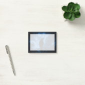 Zwarte rij met draaiende donkere Gothic stijl Post-it® Notes (Kantoor)