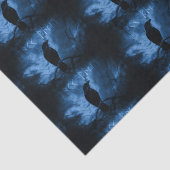 Zwarte rij met draaiende donkere Gothic stijl Tissuepapier (Detail)