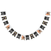 Zwarte rij Tassels Foto-Afstuderen Vlaggetjes (Alle)