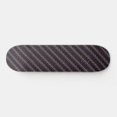 Zwarte rimpelingen persoonlijk skateboard (Horizontaal)