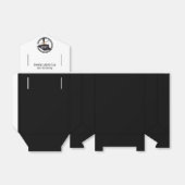 Zwarte Ring op Afstudeerder Pet Afstuderen Bedankdoosjes (Uitgevouwen)