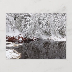 Zwarte rivier, Bessemer, Michigan's bovenste schie Briefkaart