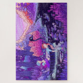 Zwarte rivierreis legpuzzel (Verticaal)