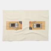 Zwarte roast theedoek (Horizontaal)