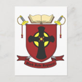 ZWARTE ROBE REGIMENT BRIEFKAART (Voorkant)