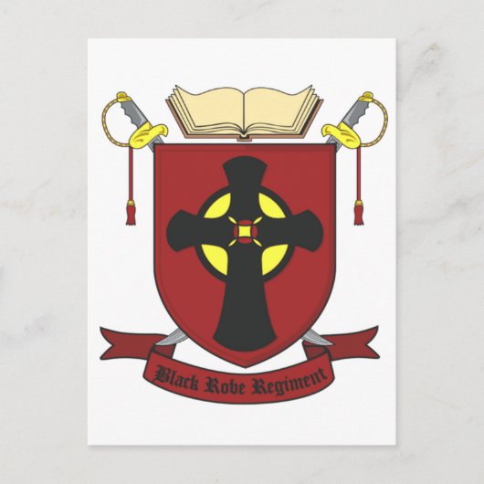 ZWARTE ROBE REGIMENT BRIEFKAART (Voorkant)